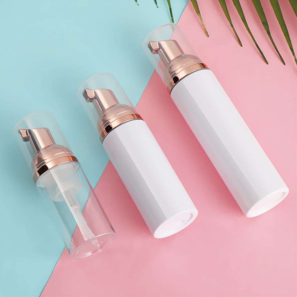 Foaming Bottle Plastic Foam Pump Bottle Empty Face Eyelashes Cosmetic Bottle Shampoo Shower Gel Soap Dispenser Home Bath Supply
