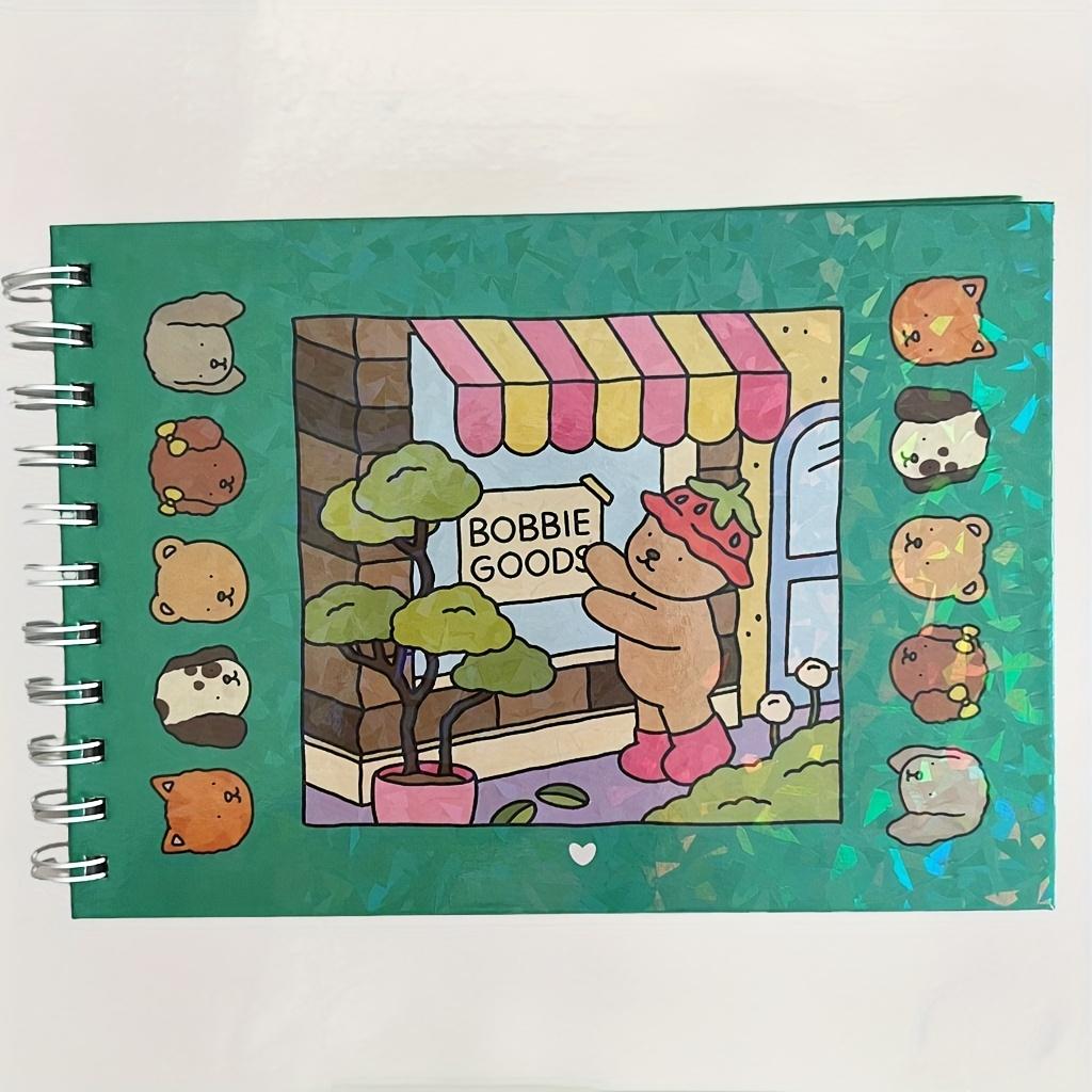 

Раскраска для взрослых и подростков Удобная раскраска с расстегнутой молнией Милая раскраска с катушкой для медведя