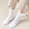 [10 Pairs] Men's Simple Daily Plain Suit Mid-Calf Socks