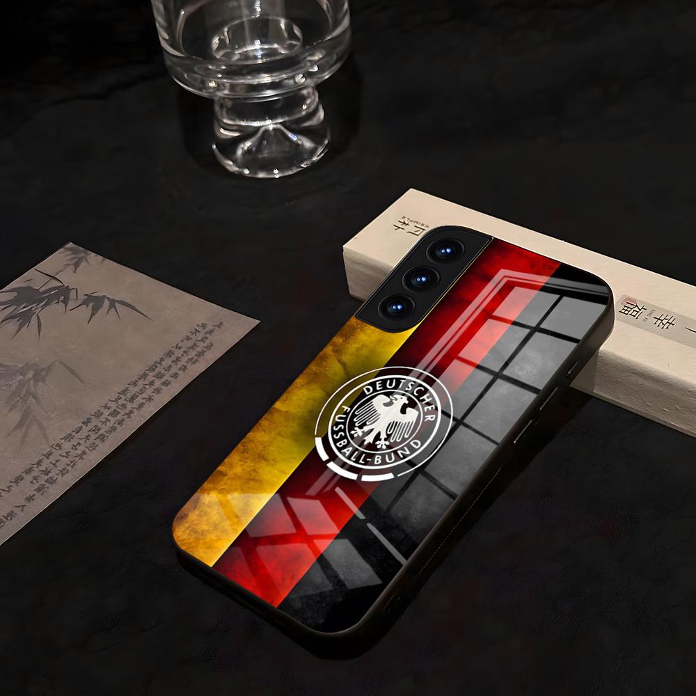 Custodia per Telefono Emblema Bandiera Tedesca Per Samsung S 25 26 24 23 22 21 Ultra 10 Plus A16 Pro Fe 20 Note 34 S30 Vetro Antiurto