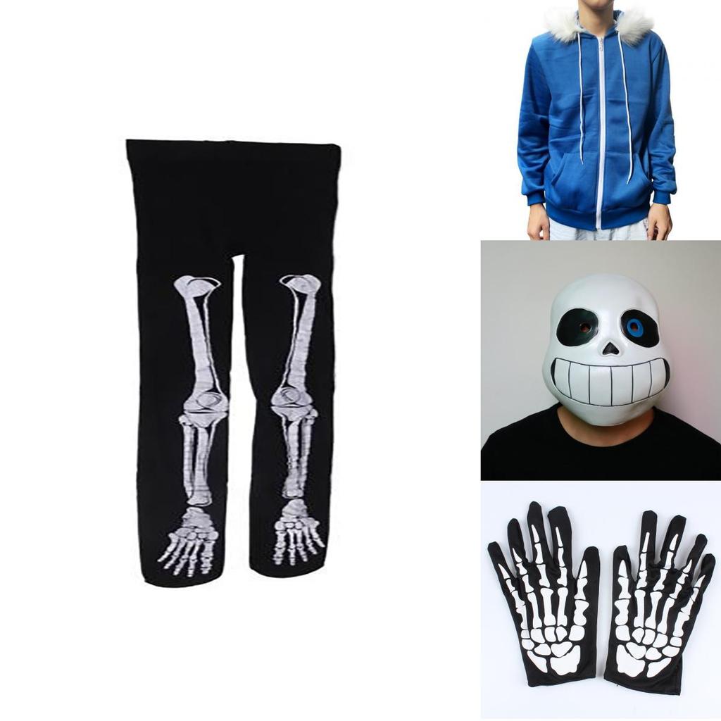 Classic Game Undertale Sans Cosplay Costume Hoodie With Comfortable Shorts And Gloves