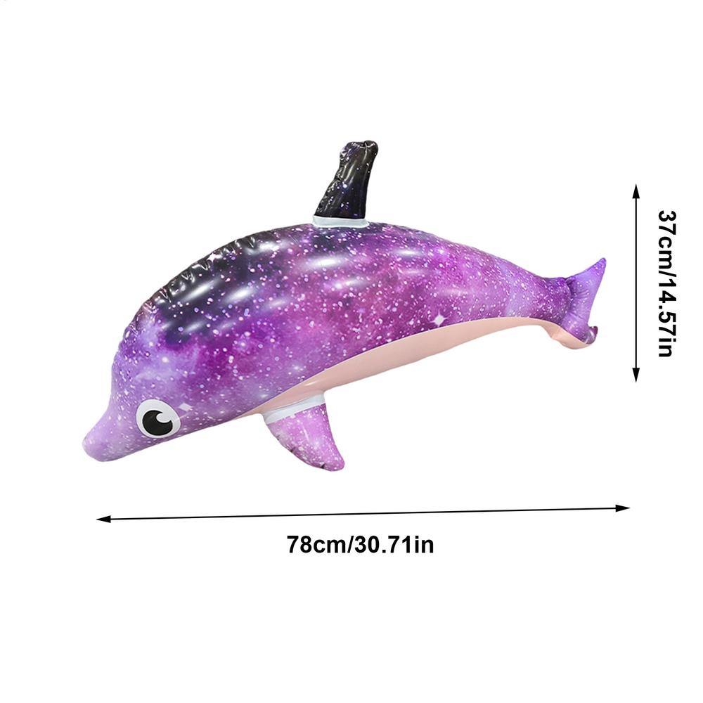 

1pc Purple Inflatable Dolphin Beach Pool Swimming Game Toy Water Sports Inflatable Toys Gift Summer Pool Toy фіолетовий