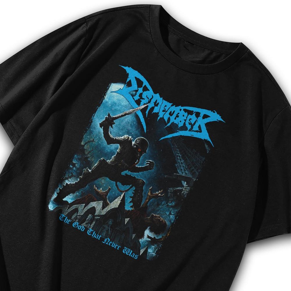 Dismember Band Music Concert Black T-Shirt Cotton Unisex Unisex T-Shirt S