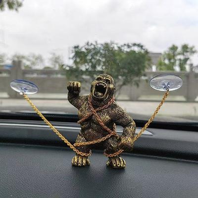 Auto Armaturenbrett Wütender Gorilla Figuren Ornamente Lustiges Autoinnenzubehör Zimmer Schreibtisch Dekorationen