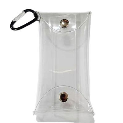 Gacha Mini Character Figure Transparent PVC Pouch Keychain