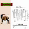 304 Stainless Steel Air Fryer Grill Rack, Multi-purpose Skewer Stand for Kitchen & Outdoor Barbecue