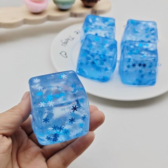 Glitzerndes Tier-Quetschspielzeug Stressabbau Salamander Kaninchen Bär Oktopus Capybara Sensorisches Spielzeug Dekompression Klarer Stressball Fidget-Spielzeug