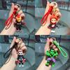 Adorable Superhero Keychain Silicone Avenger Series Key Ring For Car Keys Gifts