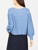 Jill by Jill Stuart Women's Garter Rib Knit Sweater, Blue, FR