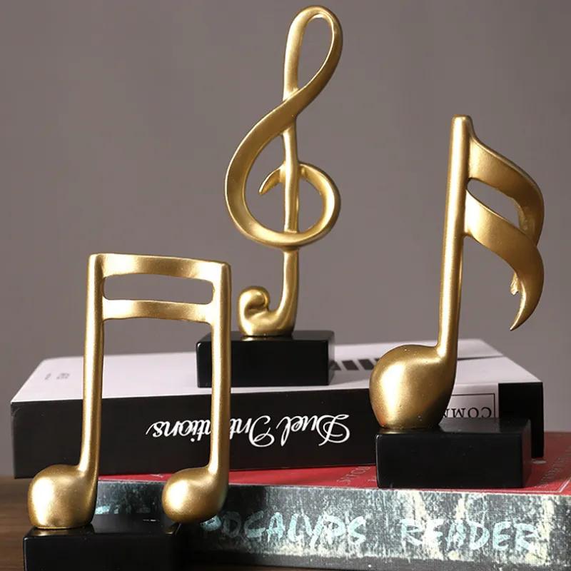 Harz Musiknotenmodell Dekoration Wohnzimmer Weinschrank TV-Schrank Büroschreibtisch Dekoration Kunsthandwerk Schaufensterausstellung Szenendekorationszubehör