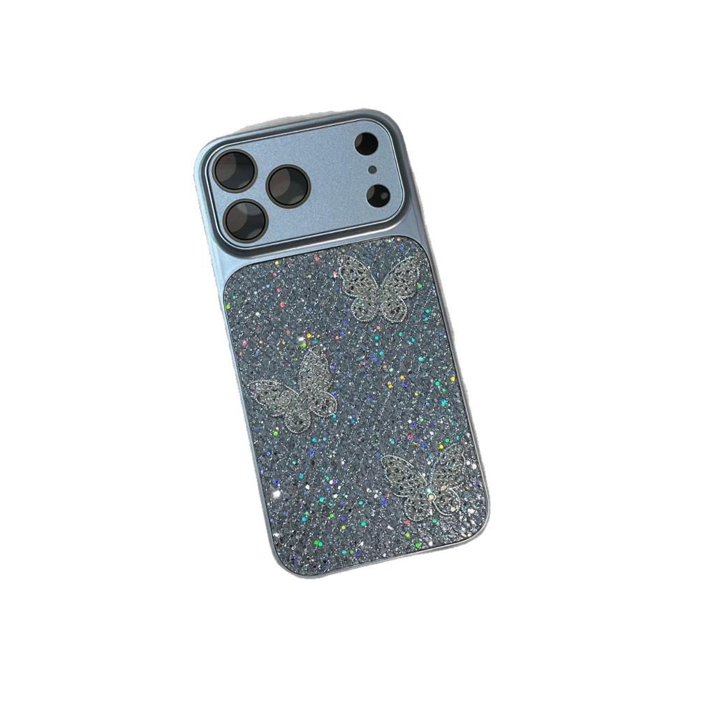 Korean Style High-End Sparkly Bow Case for iPhone 17 Pro Max and Apple 16 & 15 Models.