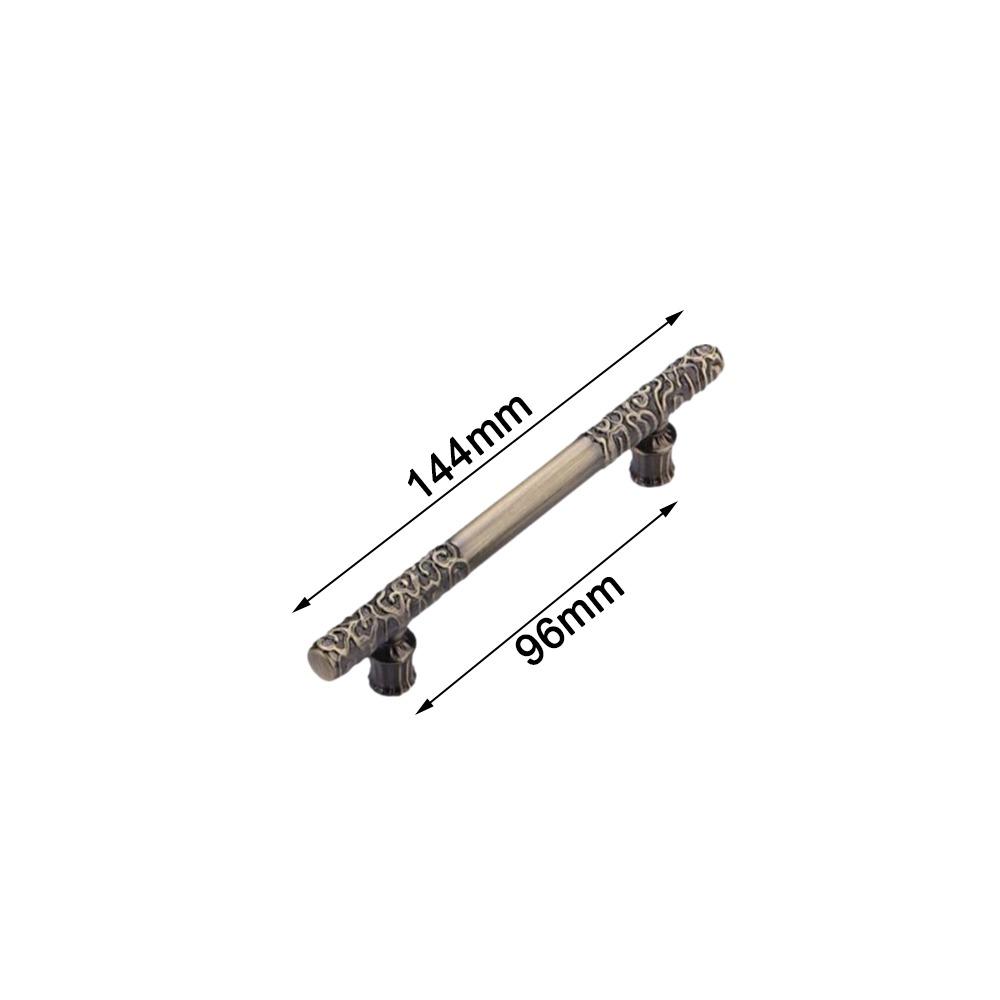 

Zinc Alloy Cabinet Door Handle Modern Simple Light Luxurious Wardrobe Door Handle Solid Antique High-end Kitchen Cupboard Pull