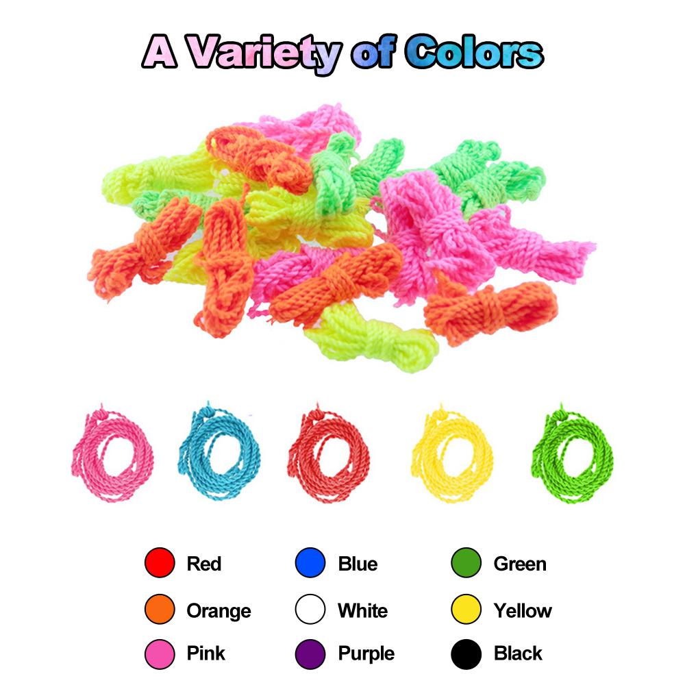 25 Stück Polyester-Yo-Yo-Saiten, Yo-Yo-Seil für reaktionsfähige, nicht reagierende Yo-Yo-Bälle