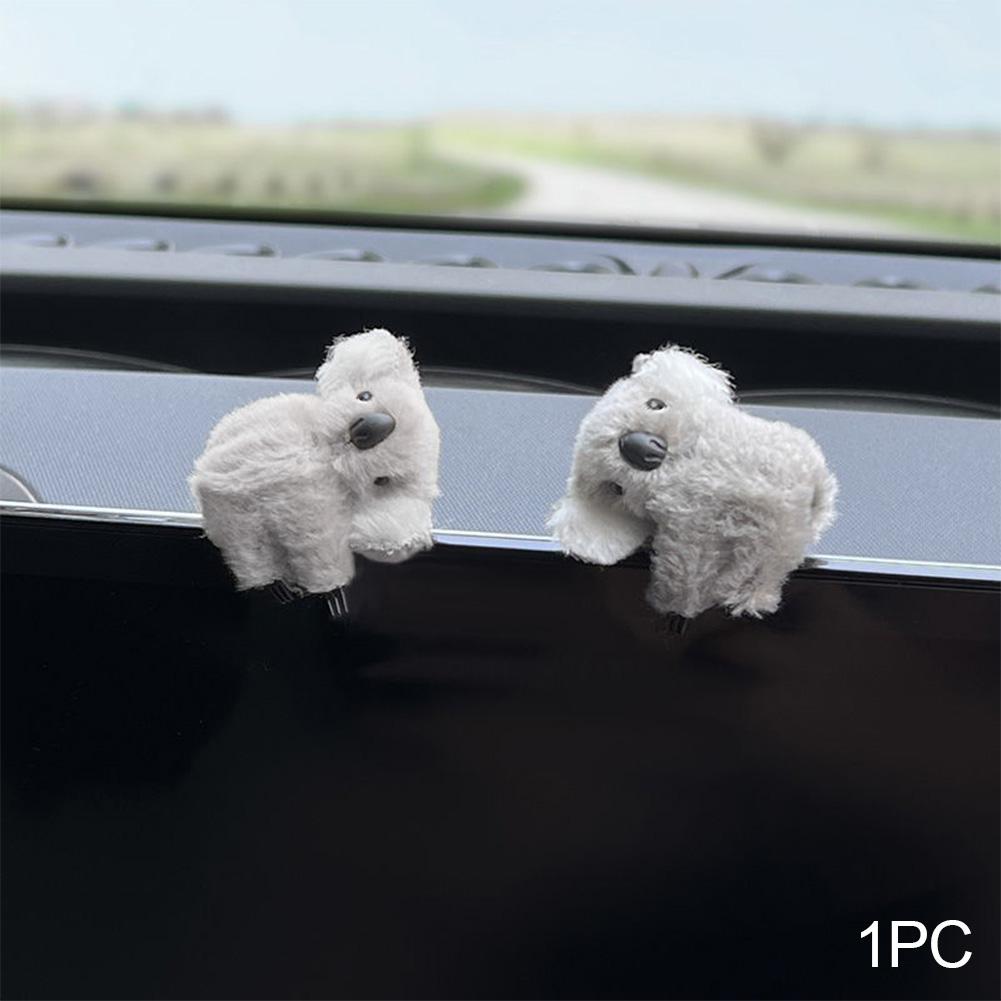 

Автомобильный интерьер плюшевая милая коала украшения украшение зеркало заднего вида управление экран украшение солнцезащитный козырек зажим для карт подарочные автомобильные аксессуары #468383 серый