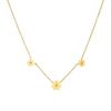 Gold Plated Daisy Flower Charm Necklace, Dainty Adjustable Cable Chain for Women, Cute Minimalist Daily Jewelry