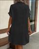 Women's Summer Loose Fit Short-sleeved Dress