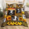 Animal Print Cow Comforter Sets HD Duvet Cover Pillowcase Kids Bedding Set Boy Girl Home Bedroom Decor 140x200cm