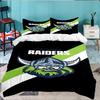 Canberra Logo 3pcs Bedding Set,Including 1pc Duvet Cover And 2pcs Pillowcases Perfect Gift for Christmas,Ideal for Bedroom, Dormitory