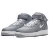Nike Air Force 1 Mid Jewel QS NYC - Cool Grey Unisexové tenisky Bílá Metalická-stříbrná DH5622-001