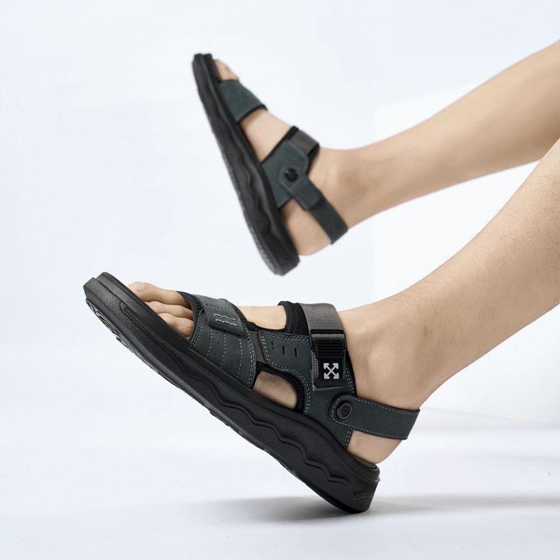 Fashion 2025 New Mens Beach Sandals Roman Style Man Summer Fashion  Casual Shoes Outdoor Beach Walking Shoes Versatile Male Sandals