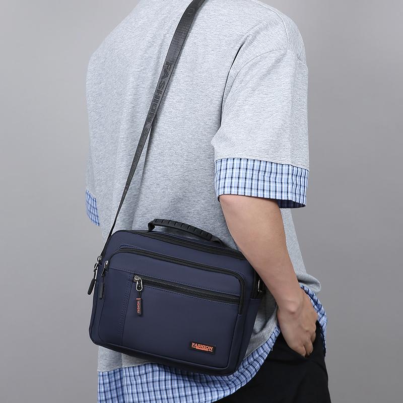 Fashion Casual Men's Handbag Shoulder Bag High Quality Man Messenger Shoulder Bag Top Handle Design Men Crossbody Bag