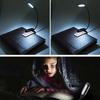 5LED Book Light Battery Reading Light White Daylight Portable Flexible Easy Clip Night Reading Lamp LY-13 Small Table Lamp