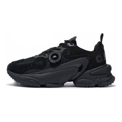 Li Ning Star Cloud M1 Classic Shock Absorbing Breathable Warm Low Top Casual Shoes Women Sneaker Black AGCR226-1