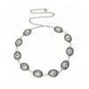 Vintage Alloy Carved Metal Waist Chain - Western Ethnic Style Accessory for Women's Dresses