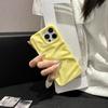 Fashion Ripple Texture Glossy Case For iPhone 11 12 13 14 15 Plus 16 Pro Max XS XR 7 8 Plus Soft TPU Wrinkles Phone Back Cover