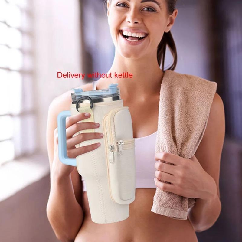 40oz Water Bottle Carrier Bag Pouch Water Bottle Holder with Adjustable Shoulder Strap Water Cup Protective Cover