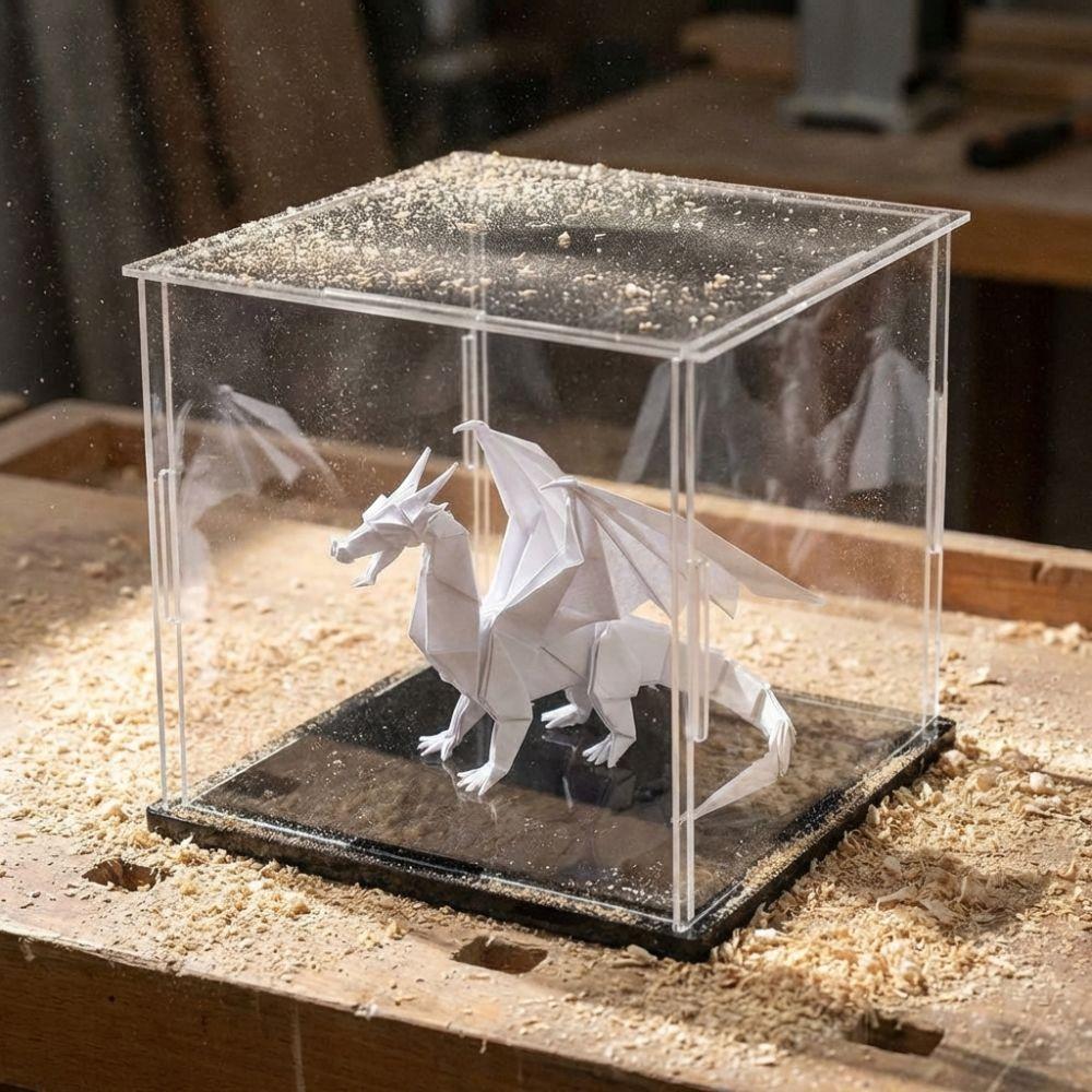High Clarity Clear Display Case Anti-Scratch Toys Dust Cover  For Collectibles Toys