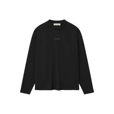 Classic Long Sleeve Tee Jet Black Men Tops 125SP254200F