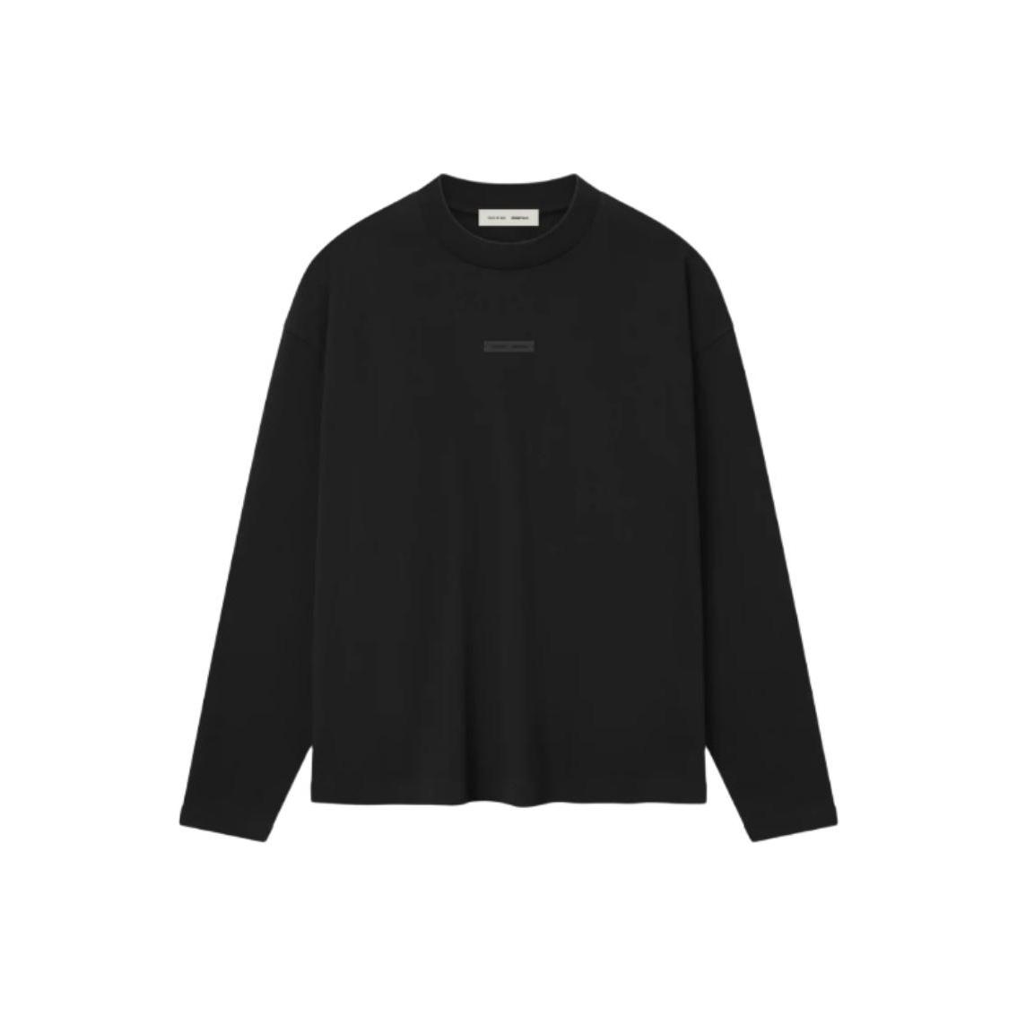 

Fear of God Essentials Classic Футболка с длинным рукавом Jet Black Мужские топы 125SP254200F M