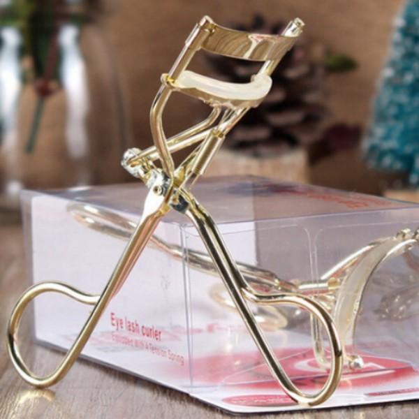 1Pc Black Silver Curl Eyelash Curler Stainless Steel Eyelash Cosmetic Makeup Eyelash Curler Curling Eyelashes Tool