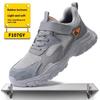 Construction Site Safety Shoes Comfortable Work Shoes with Sheet Metal Toe Protection Shoes Anti-Puncture Safety Sneakers Boots