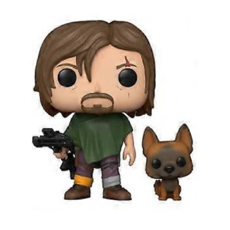 Dead Daryl Walking Dixon Collectible Figure With Dog Kids Toys Model