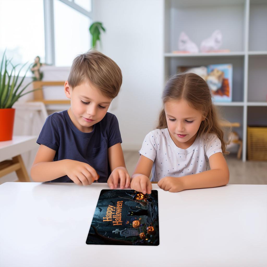 Cute Photos Of Halloween Puzzles, Puzzles, Family Education Games, Family Decoration Paintings.