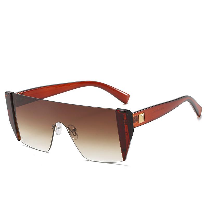 JYL Sunglasses One Piece Cross Border Uv Protection Metal Accessory 8096 A-18476