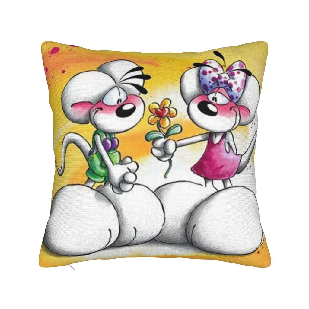Diddl Diddlina Printing Pillowcases Cushion Cover  Throw Pillow Cover Warm Sofa Decoration Square Multi-Size