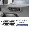 Decorative Door Handle Frame Sticker for Toyota RAV4 2025 2026 2027 Interior Car Accessories