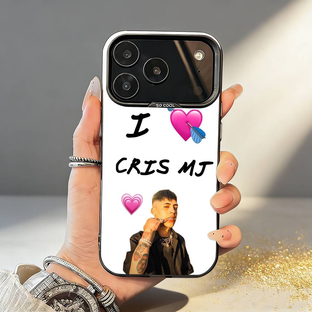

C-Cris MJ Singer Phone Case For iPhone17,16,15,14,13,12,11,Pro,MAX Gray Matte Silicone Black Cover iPhone12PRO