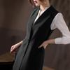 Early Spring & Autumn Women's Mid-Length Suit Vest Jacket with Excellent Tailoring