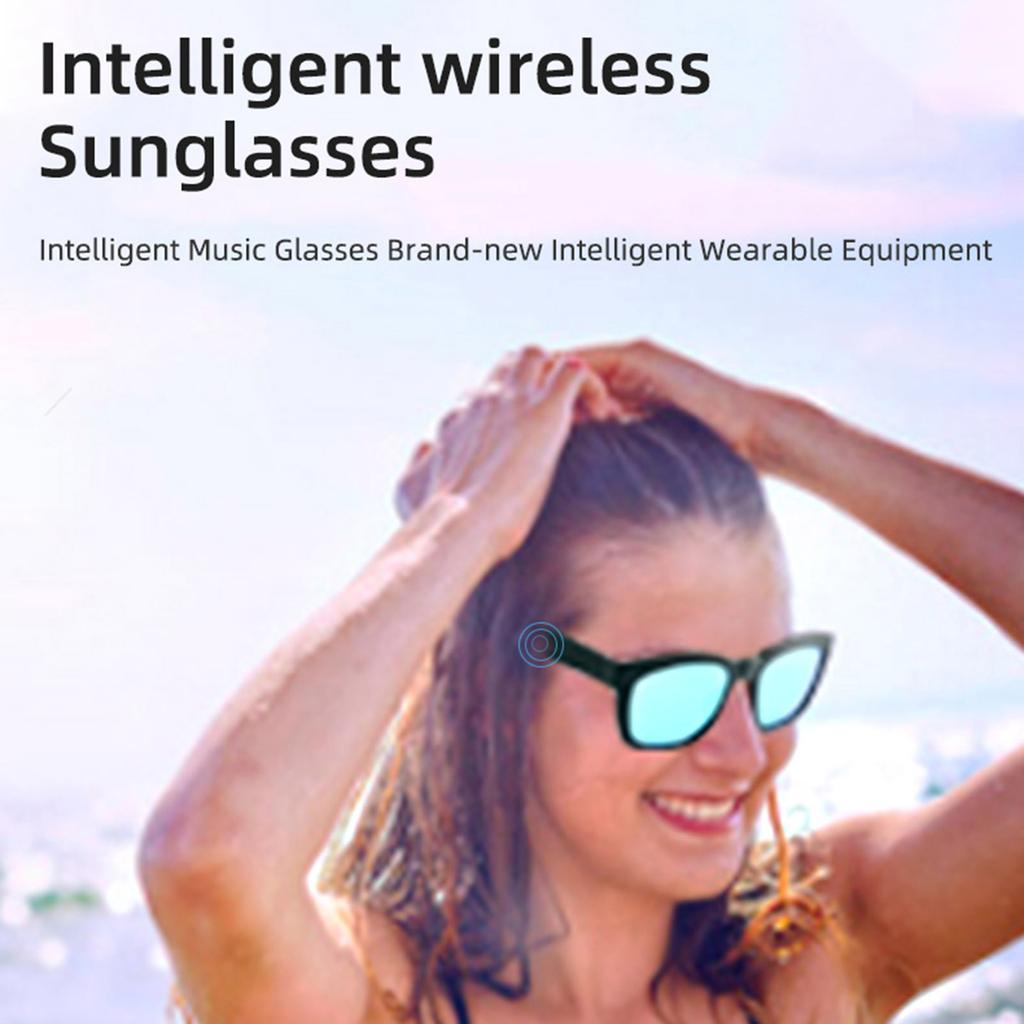 Sluneční brýle K4 Smart Bluetooth Bezdrátové Bluetooth sluchátka s otevřeným uchem Telefonní hovor Bezdrátové přehrávání hudby