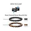 JYL TS Bracelet  Men's Eye Volcanic Stone Magnetic Boosts Strength
