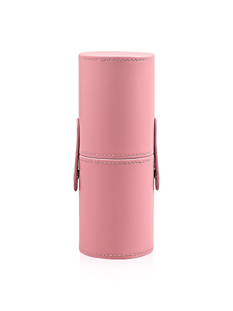 2025 New 15Pcs Pink Makeup Brushes Set With Storage Bucket Soft Bristle For Foundation Blush Eyeshadow Daily Travel Makeup