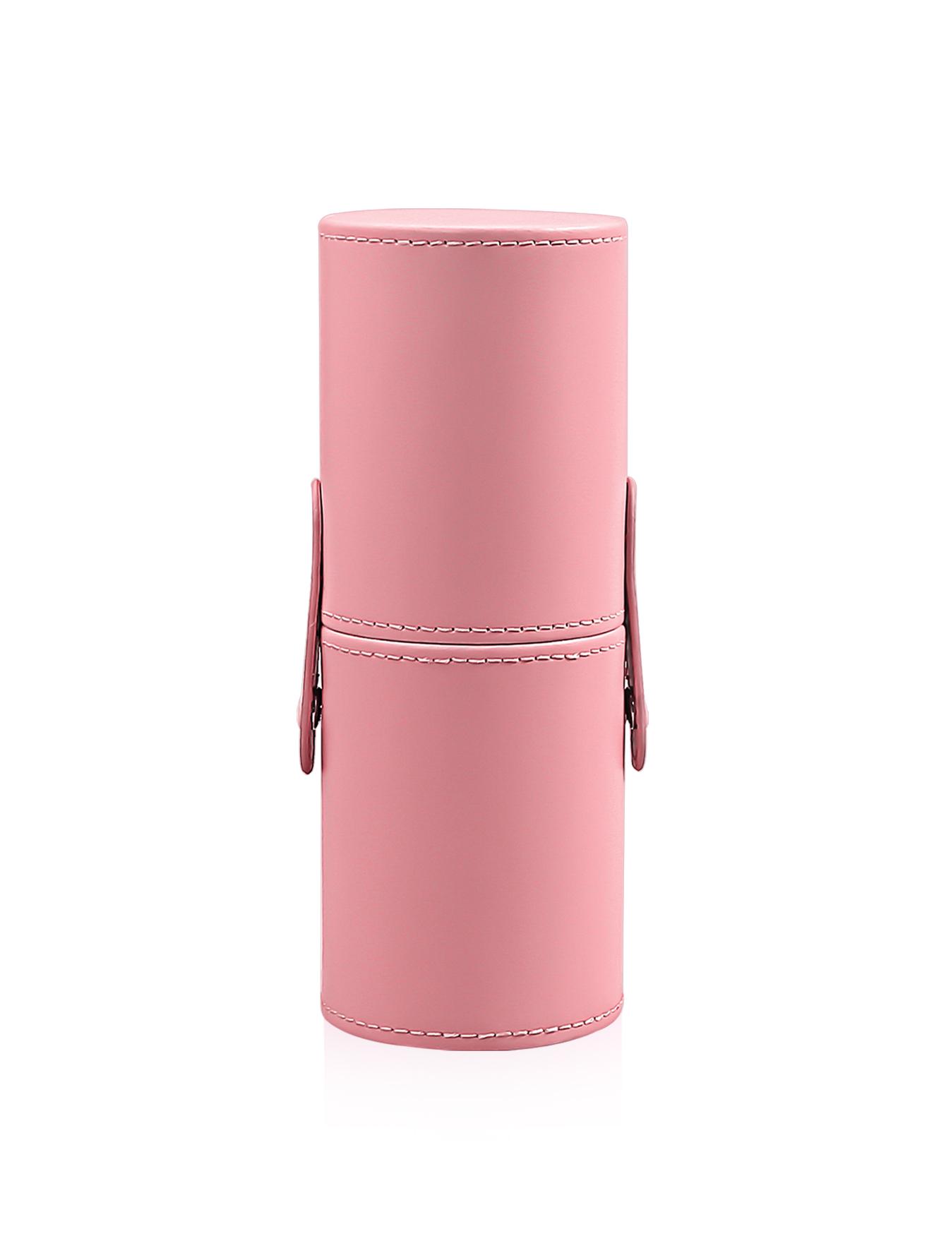 

2025 New 15Pcs Pink Makeup Brushes Set With Storage Bucket Soft Bristle For Foundation Blush Eyeshadow Daily Travel Makeup рожевий