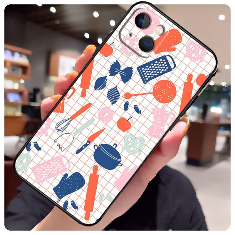 Cooking Chef Knives Case For iPhone 17 Pro Max 15 14 13 11 12 16 Pro Max mini 15 16 Plus 16e 17 Air Phone Cover