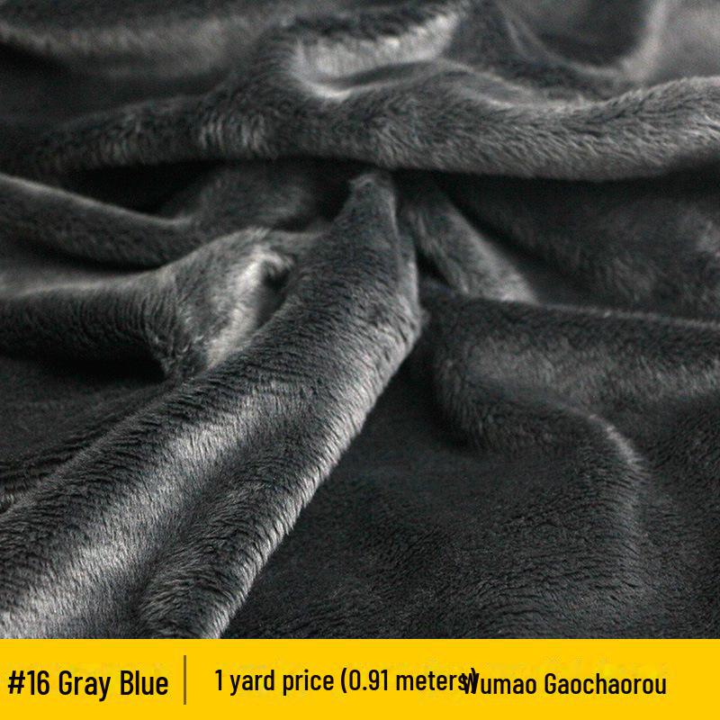 5mm Ultra-Soft Crystal Plush Fabric for Doll Pillows