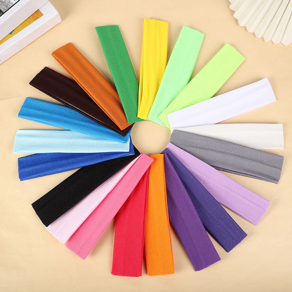 

5 шт. Спортивная повязка на голову для улицы Фитнес Повязки для волос Женская повязка для волос Эластичный браслет Велоспорт Йога Бег Тренировки Потовпитывающая повязка Size fits all