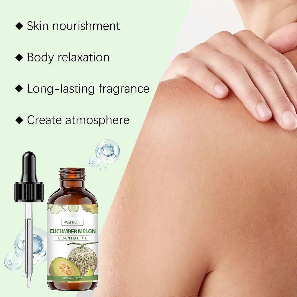 West Month Cucumber Soothing Care Essential Oil, Hydrating, Tender And Nourishing Skin Fragrance Plant Soothing Essential Oil